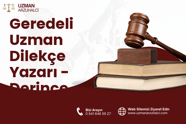 Geredeli Uzman Dilekçe Yazarı - Derince
