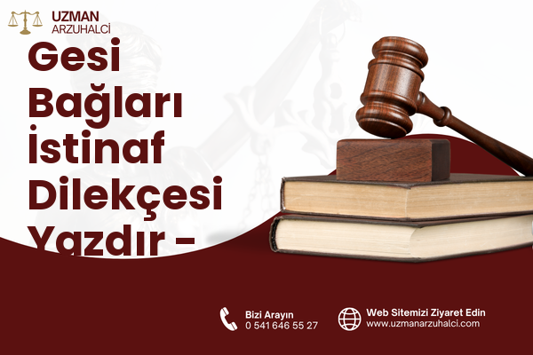 Gesi Bağları İstinaf Dilekçesi Yazdır - Melikgazi