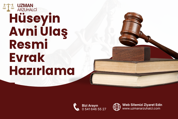 Hüseyin Avni Ulaş Resmi Evrak Hazırlama - Palandöken