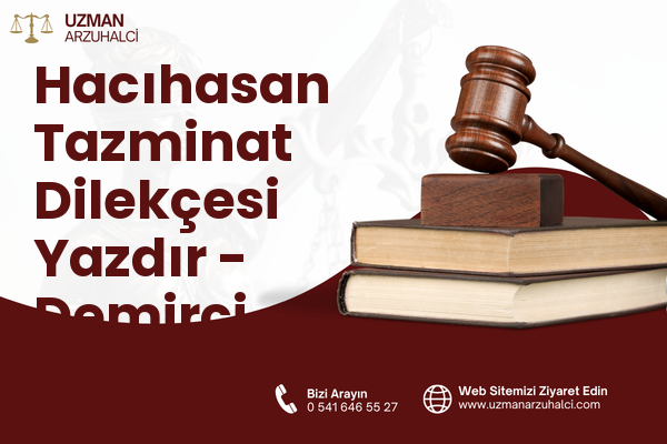 Hacıhasan Tazminat Dilekçesi Yazdır - Demirci