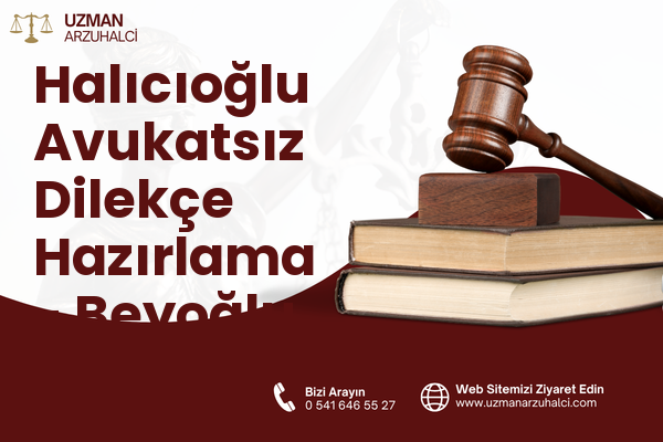 Halıcıoğlu Avukatsız Dilekçe Hazırlama - Beyoğlu