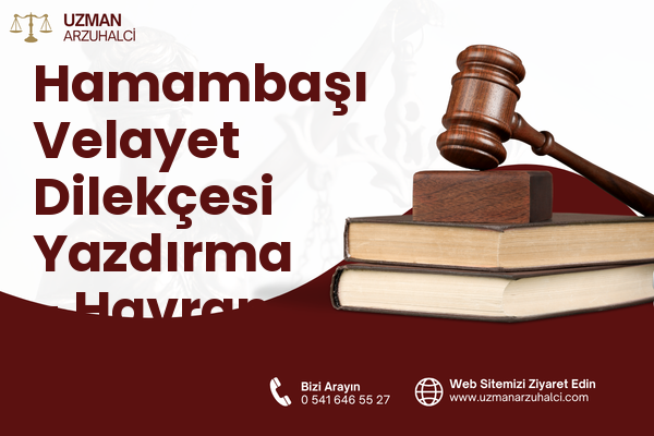 Hamambaşı Velayet Dilekçesi Yazdırma - Havran