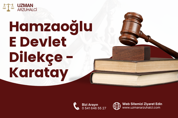 Hamzaoğlu E Devlet Dilekçe - Karatay
