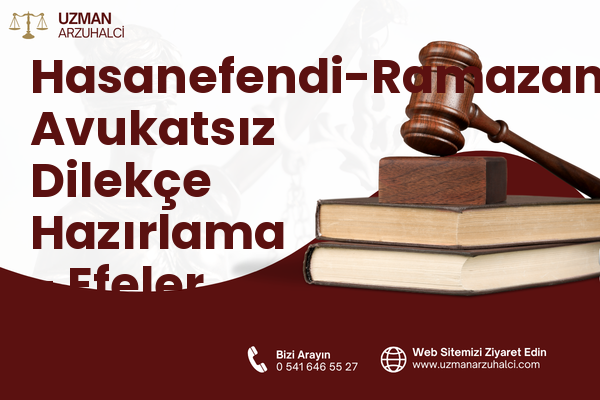 Hasanefendi-Ramazanpaşa Avukatsız Dilekçe Hazırlama - Efeler
