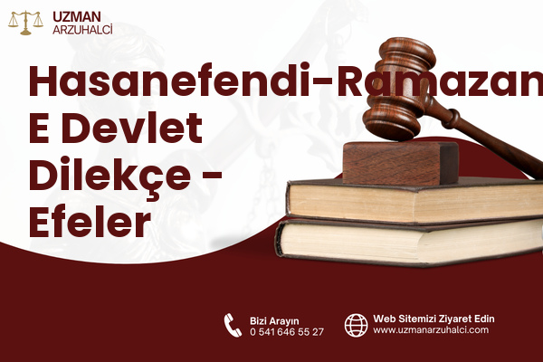 Hasanefendi-Ramazanpaşa E Devlet Dilekçe - Efeler