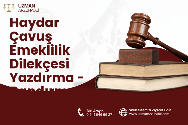Haydar Çavuş Emeklilik Dilekçesi Yazdırma - Bandırma