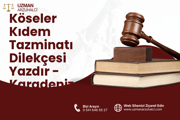 Köseler Kıdem Tazminatı Dilekçesi Yazdır - Karadeniz Ereğli