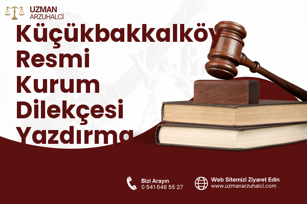 Küçükbakkalköy Resmi Kurum Dilekçesi Yazdırma - Ataşehir