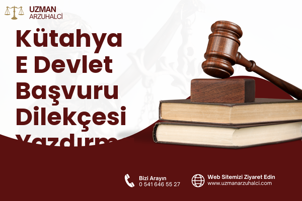 Kütahya E Devlet Başvuru Dilekçesi Yazdırma
