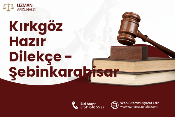 Kırkgöz Hazır Dilekçe - Şebinkarahisar