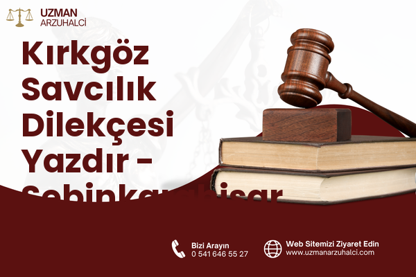 Kırkgöz Savcılık Dilekçesi Yazdır - Şebinkarahisar