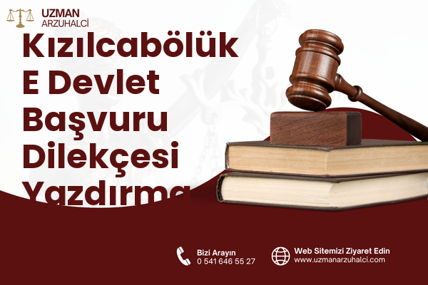 Kızılcabölük E Devlet Başvuru Dilekçesi Yazdırma - Tavas
