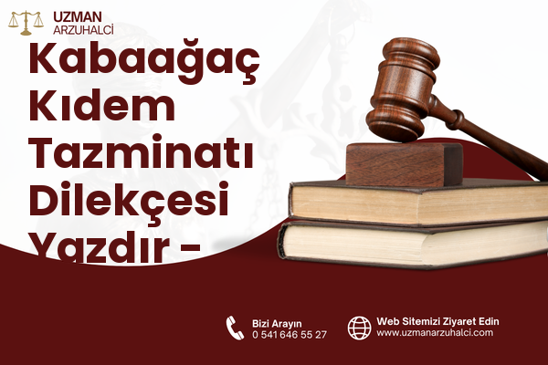 Kabaağaç Kıdem Tazminatı Dilekçesi Yazdır - Seydikemer