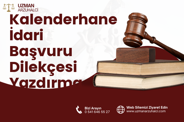 Kalenderhane İdari Başvuru Dilekçesi Yazdırma - Karatay