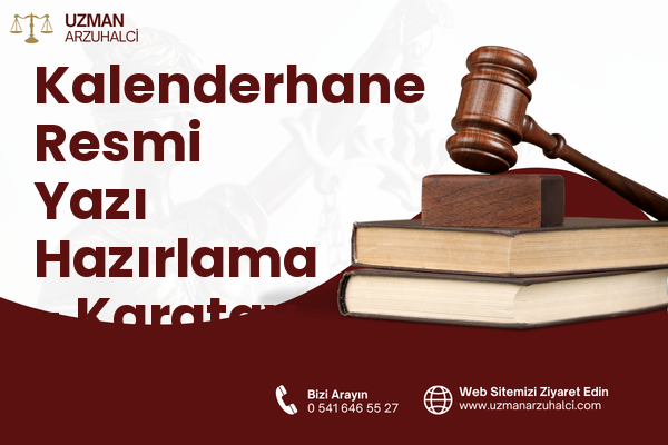 Kalenderhane Resmi Yazı Hazırlama - Karatay