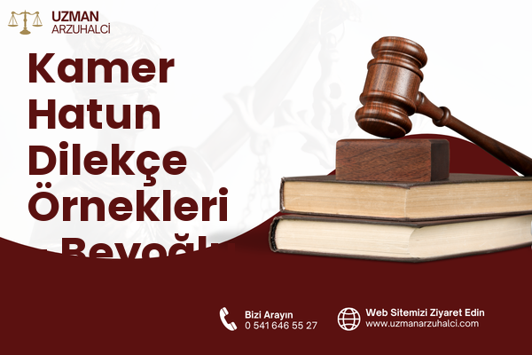 Kamer Hatun Dilekçe Örnekleri - Beyoğlu