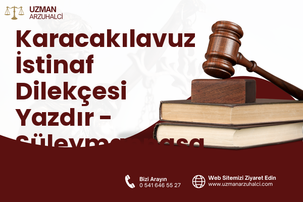 Karacakılavuz İstinaf Dilekçesi Yazdır - Süleymanpaşa