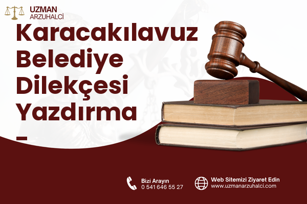 Karacakılavuz Belediye Dilekçesi Yazdırma - Süleymanpaşa