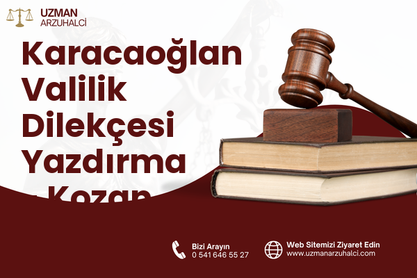 Karacaoğlan Valilik Dilekçesi Yazdırma - Kozan