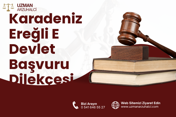 Karadeniz Ereğli E Devlet Başvuru Dilekçesi Yazdırma