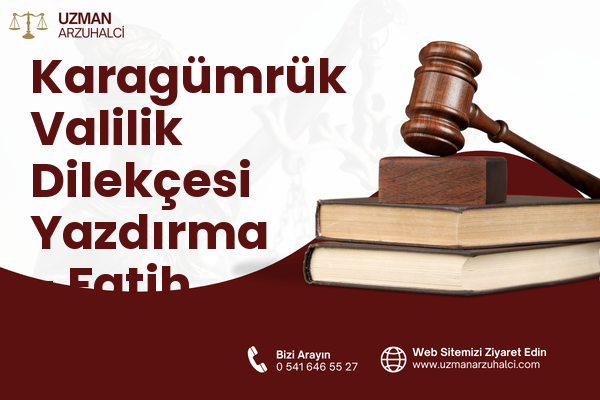 Karagümrük Valilik Dilekçesi Yazdırma - Fatih