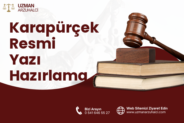 Karapürçek Resmi Yazı Hazırlama