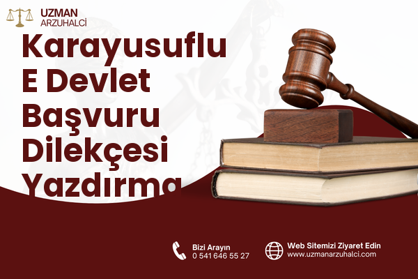 Karayusuflu E Devlet Başvuru Dilekçesi Yazdırma - Sarıçam
