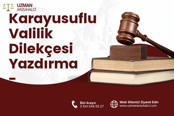 Karayusuflu Valilik Dilekçesi Yazdırma - Sarıçam