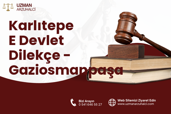 Karlıtepe E Devlet Dilekçe - Gaziosmanpaşa