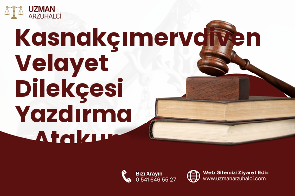 Kasnakçımervdiven Velayet Dilekçesi Yazdırma - Atakum