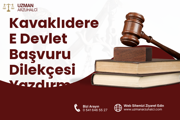 Kavaklıdere E Devlet Başvuru Dilekçesi Yazdırma