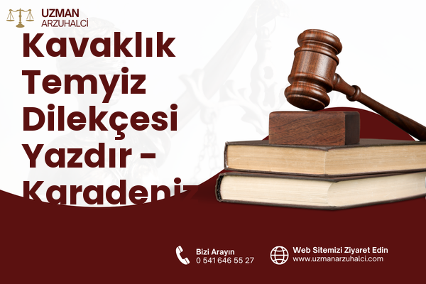 Kavaklık Temyiz Dilekçesi Yazdır - Karadeniz Ereğli