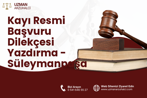 Kayı Resmi Başvuru Dilekçesi Yazdırma - Süleymanpaşa