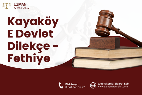 Kayaköy E Devlet Dilekçe - Fethiye