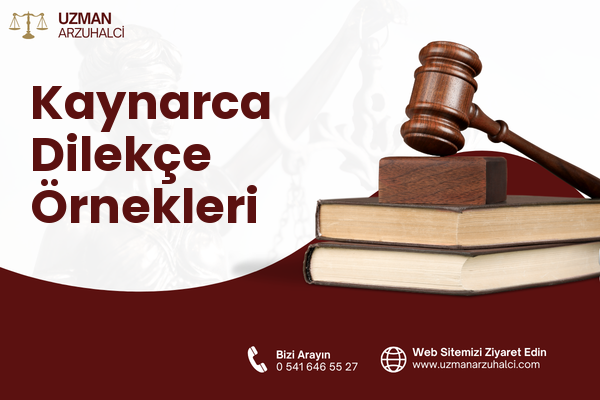 Kaynarca Dilekçe Örnekleri