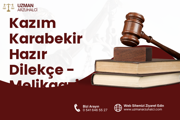 Kazım Karabekir Hazır Dilekçe - Melikgazi