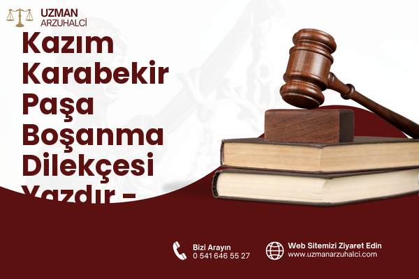 Kazım Karabekir Paşa Boşanma Dilekçesi Yazdır - Sarıyer