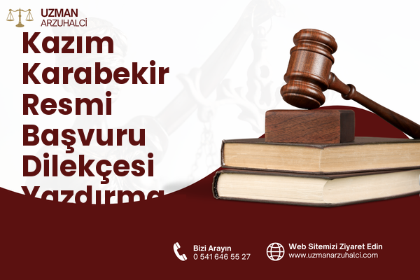 Kazım Karabekir Resmi Başvuru Dilekçesi Yazdırma - Turhal