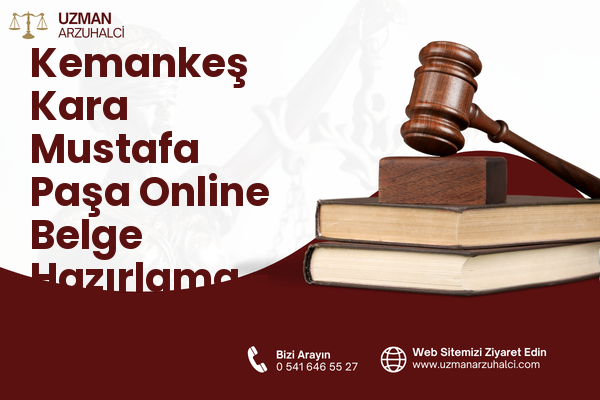 Kemankeş Kara Mustafa Paşa Online Belge Hazırlama - Beyoğlu
