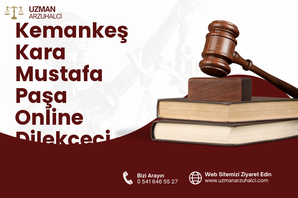 Kemankeş Kara Mustafa Paşa Online Dilekçeci - Beyoğlu