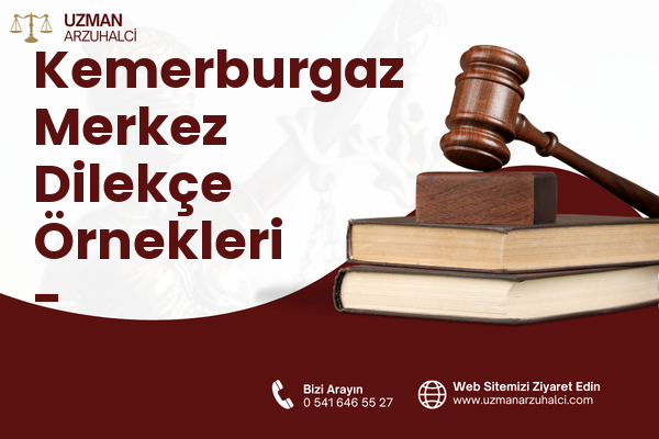 Kemerburgaz Merkez Dilekçe Örnekleri - Eyüpsultan