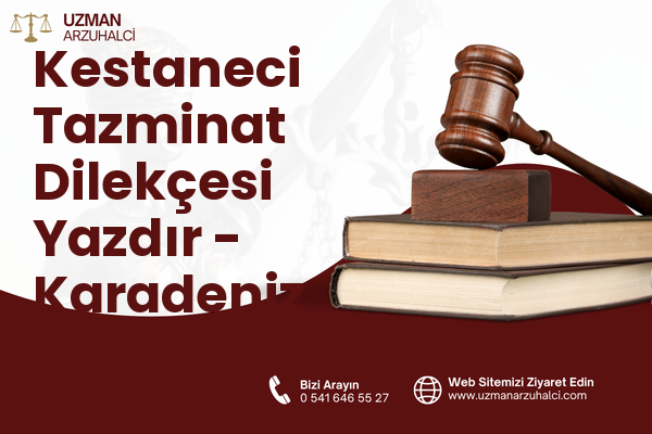 Kestaneci Tazminat Dilekçesi Yazdır - Karadeniz Ereğli