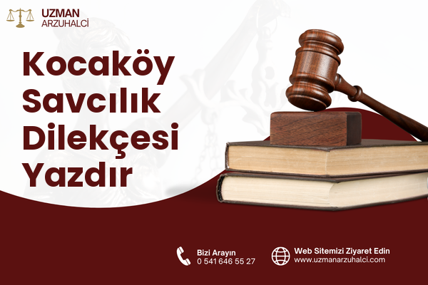 Kocaköy Savcılık Dilekçesi Yazdır