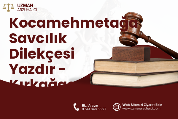 Kocamehmetağa Savcılık Dilekçesi Yazdır - Kırkağaç