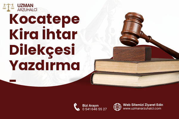 Kocatepe Kira İhtar Dilekçesi Yazdırma - Şehzadeler