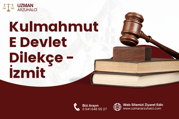 Kulmahmut E Devlet Dilekçe - İzmit