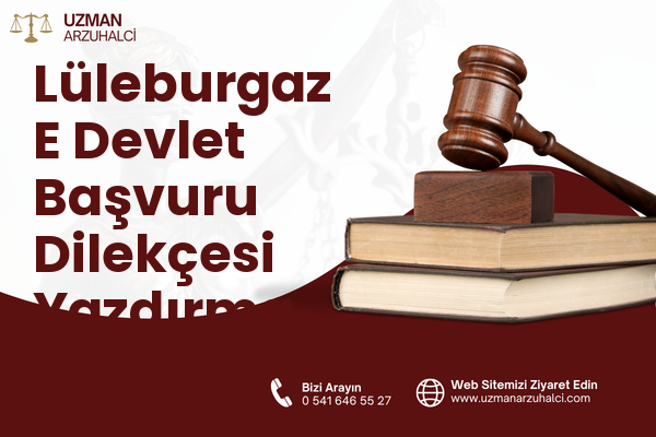 Lüleburgaz E Devlet Başvuru Dilekçesi Yazdırma
