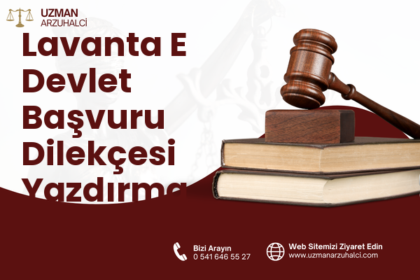 Lavanta E Devlet Başvuru Dilekçesi Yazdırma - Aziziye