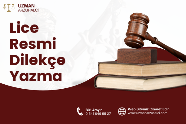 Lice Resmi Dilekçe Yazma