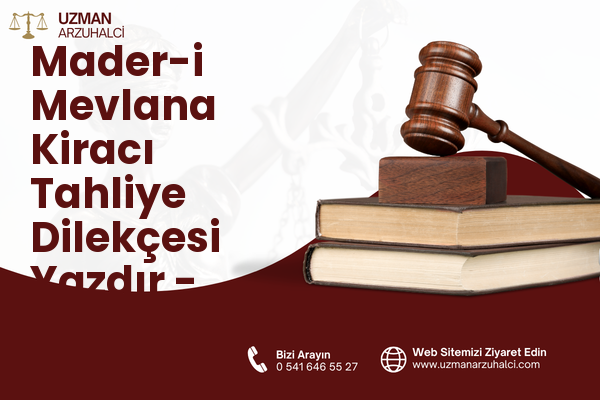 Mader-i Mevlana Kiracı Tahliye Dilekçesi Yazdır - Merkez